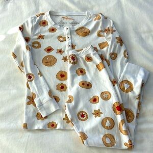 Petidoux Christmas Cookies Pajamas Set Size 7 Kids Unisex